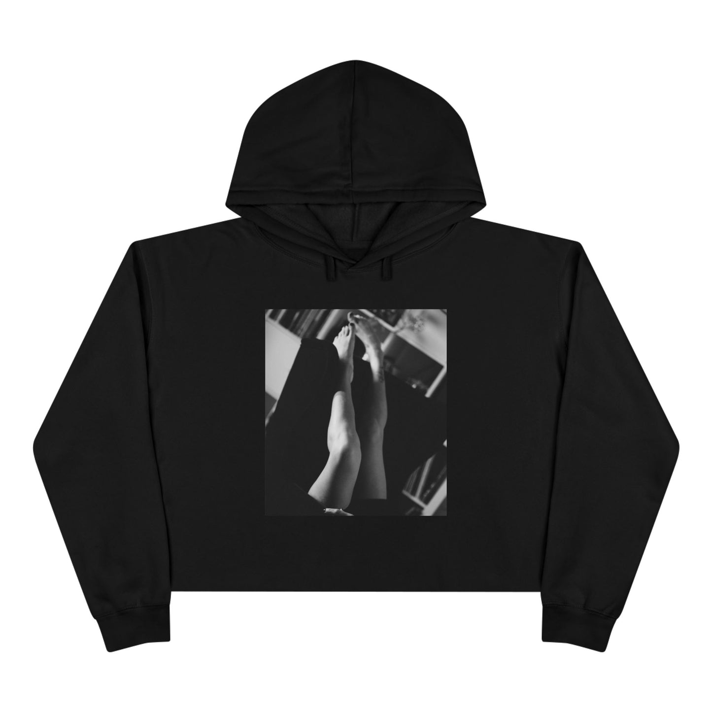 Not just a Crop top Hoodie - Artistic Essence