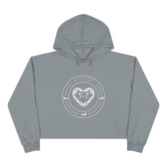 Mind the Gifts - Playful Crop Hoodie - Comfort & Style Unique Design