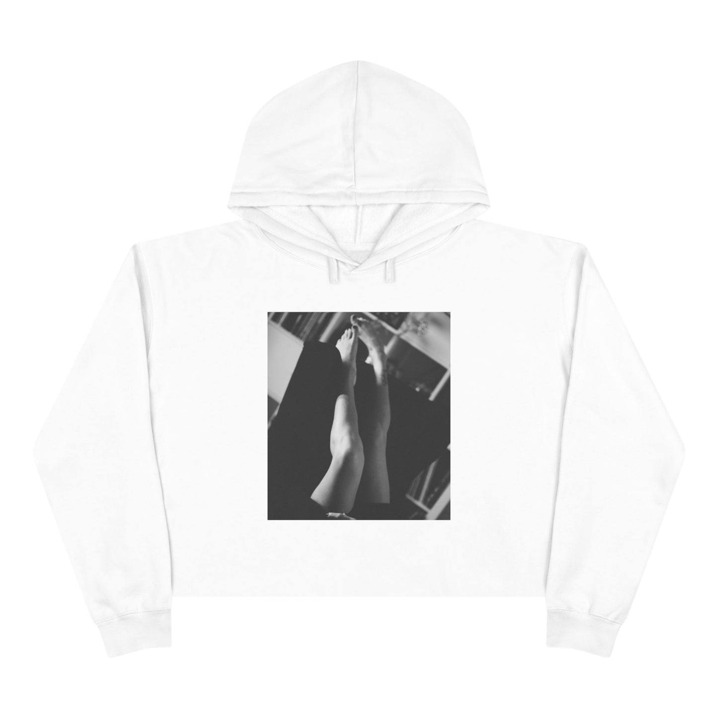 Not just a Crop top Hoodie - Artistic Essence